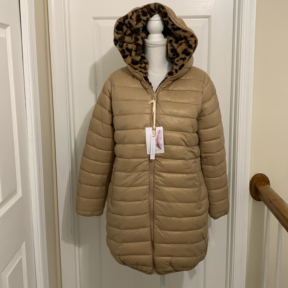 NWT - Jessica Simpson reversible winter coat size Large. New with tags!